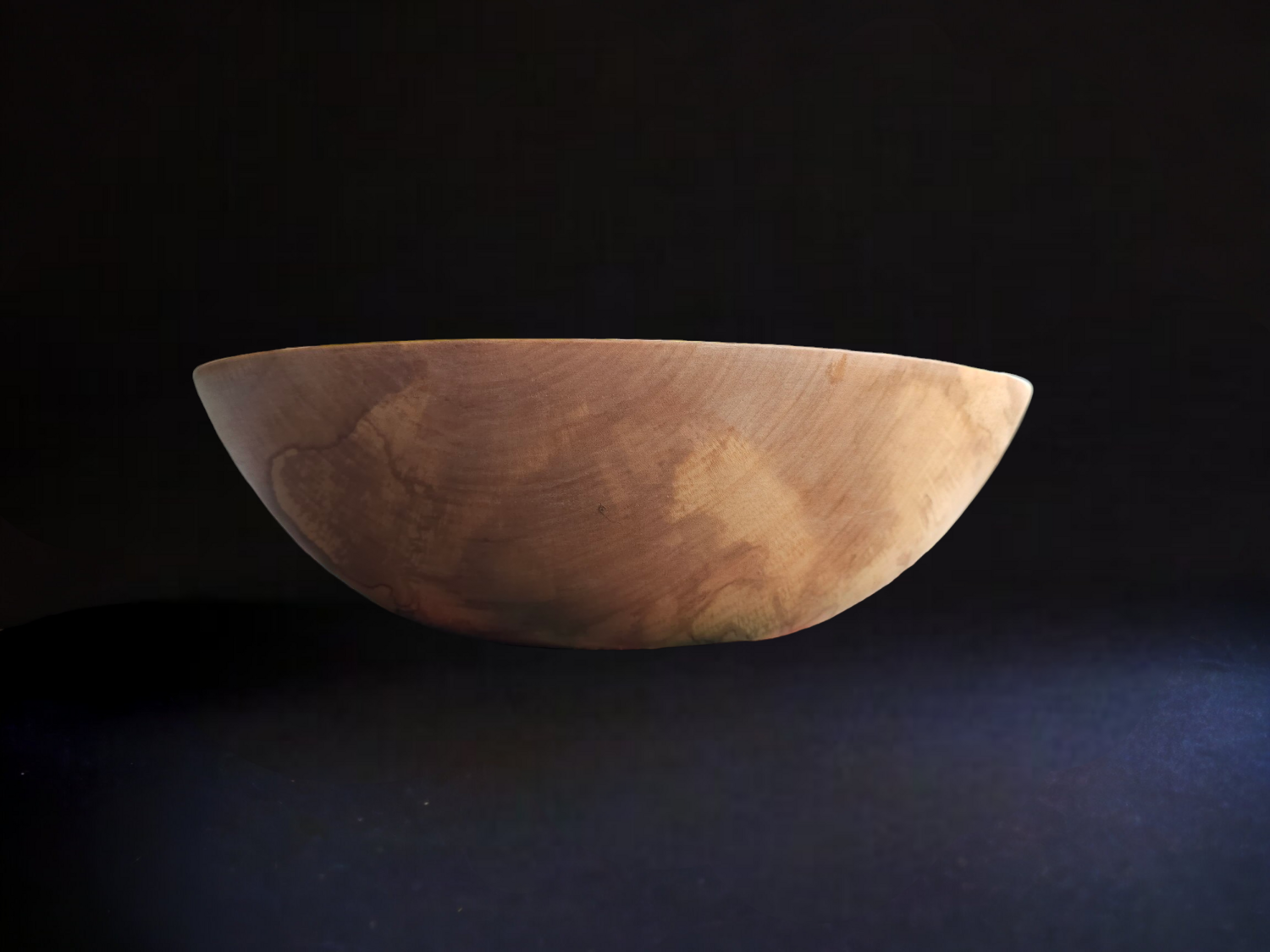 Raised Rim Sycamore Wood Bowl