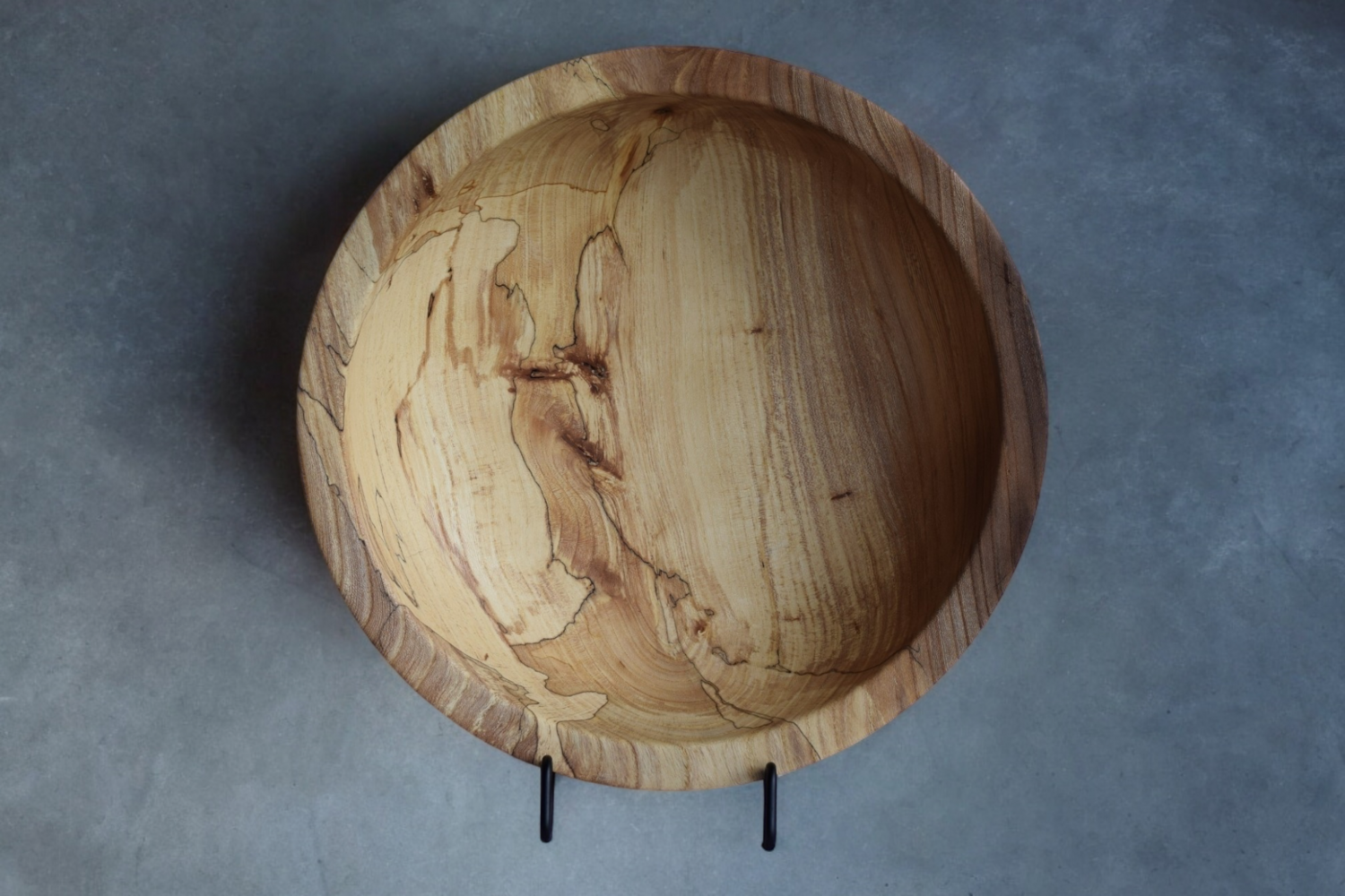 Irish Spalted Elm Large Sized Wooden Bowl