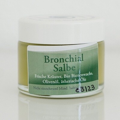 Bronchialsalbe 50ml  – handgerührt & bio, mit ätherischem Öl