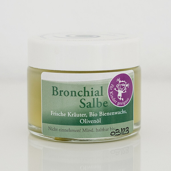 Bronchialsalbe 30ml handgerührt & bio, ohne zusätzliches ätherisches Öl Bronchialsalbe 30ml handgerührt & bio, ohne zusätzliches ätherisches Öl