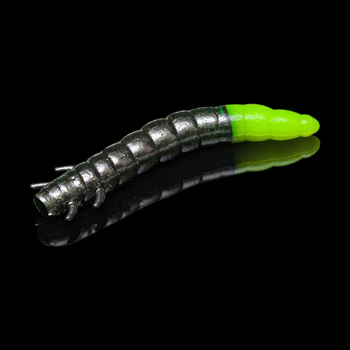 Soorex King Worm 55mm Black - Chartreuse