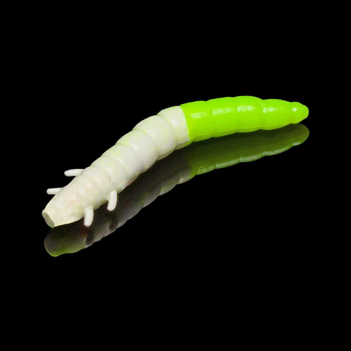 Soorex King Worm 55mm White - Chartreuse