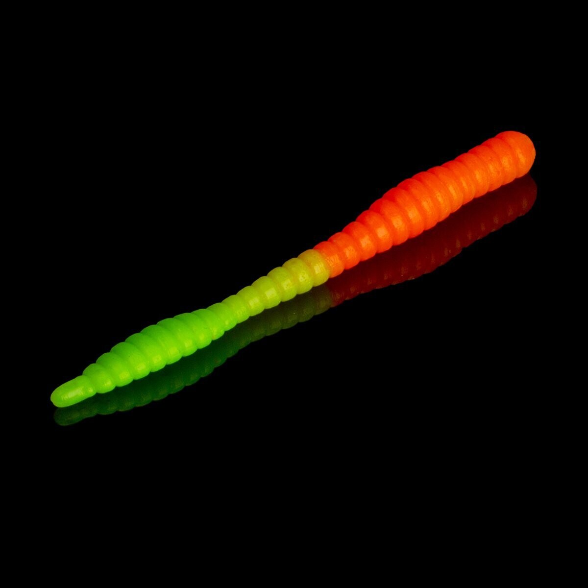 Soorex Worm 80mm Orange - Chartreuse