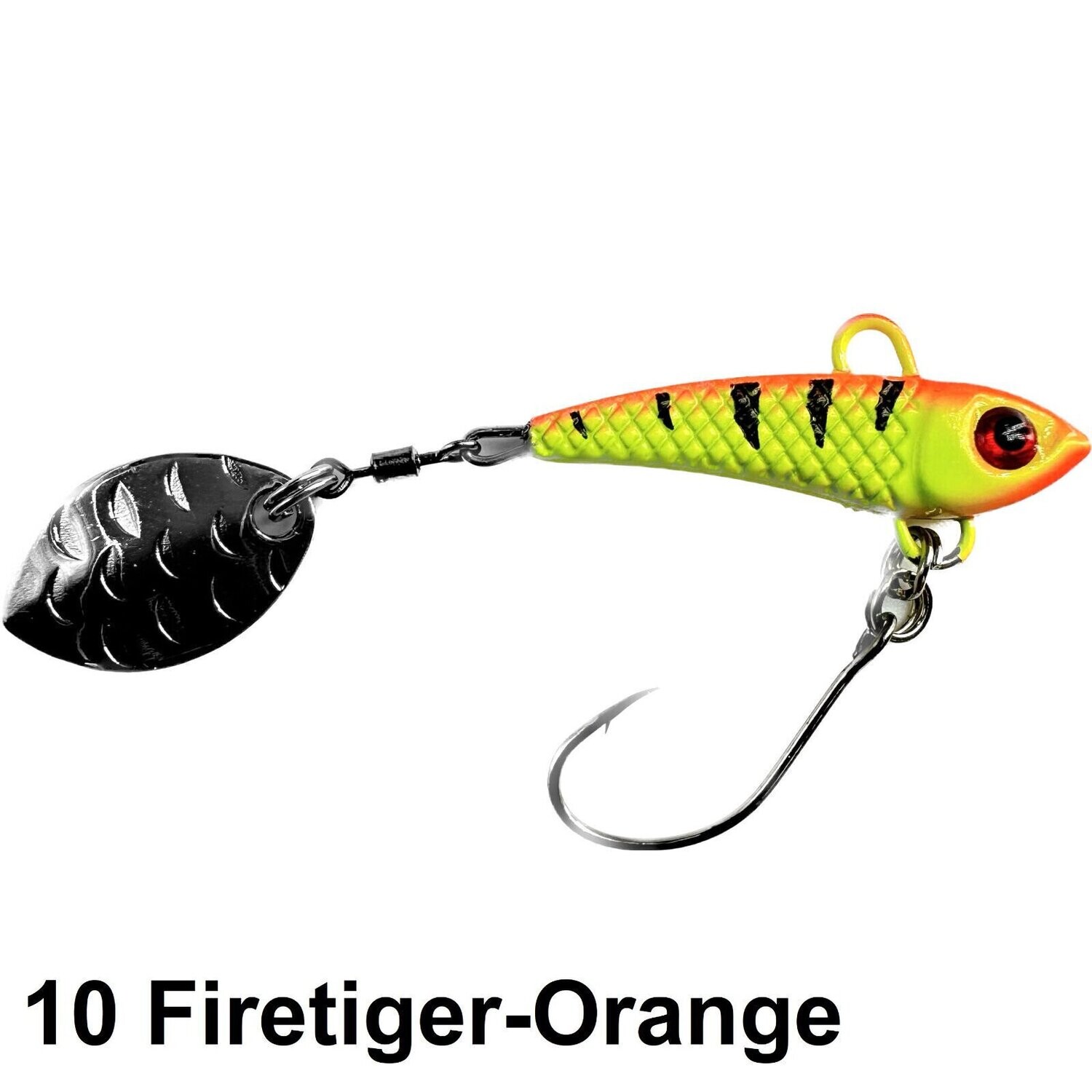 Paladin Ultralight Action Spin Jig Spinner 10 Firetiger-Orange