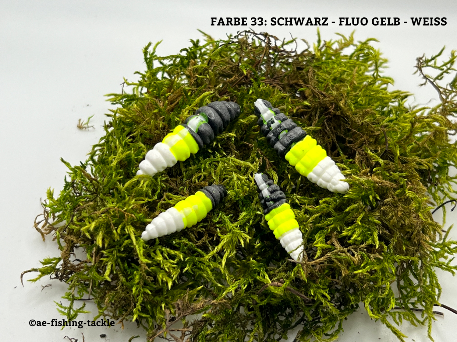 ACTIVA BIENENMADE, SCHWARZ - FLUO GELB - WEISS, auftreibend, 40mm