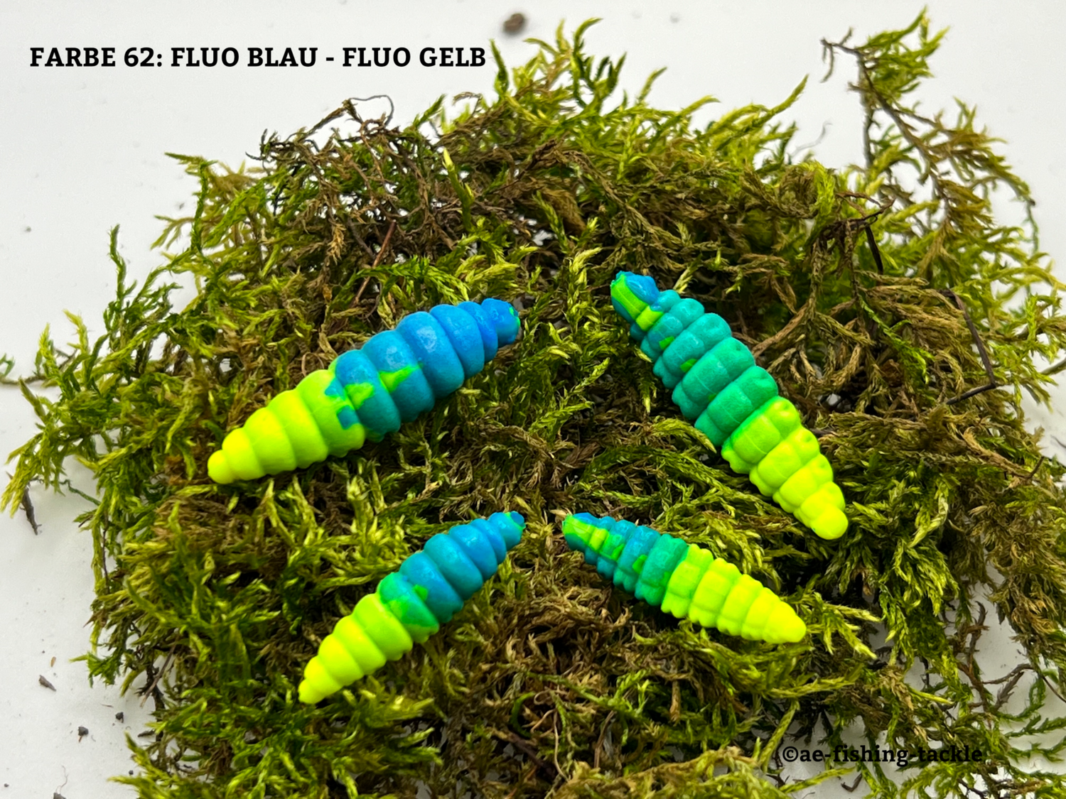 ACTIVA BIENENMADE, FLUO BLAU - FLUO GELB, auftreibend, 40mm