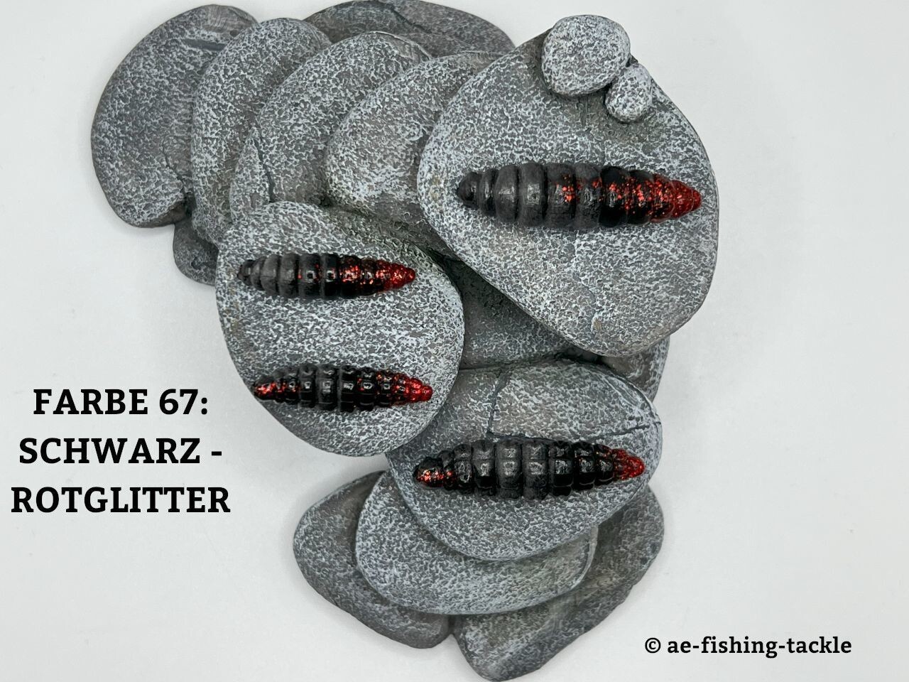 ACTIVA BIENENMADE, SCHWARZ -
ROTGLITTER, auftreibend, 30 mm