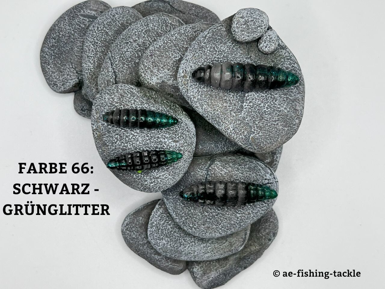 ACTIVA BIENENMADE, SCHWARZ -
GRÜNGLITTER, auftreibend, 30 mm