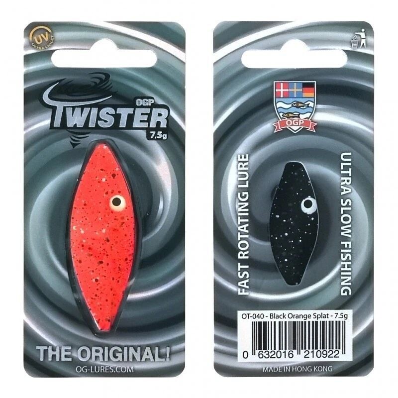 OGP TWISTER Black Orange Splat 7,5 gr.