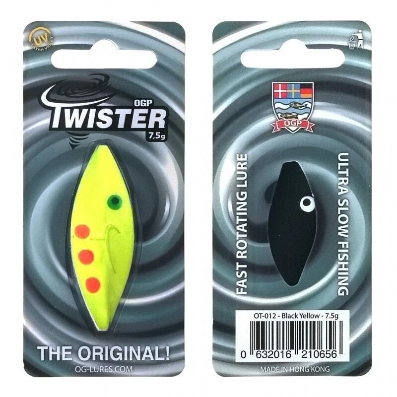 OGP TWISTER Black Yellow 7,5 gr.