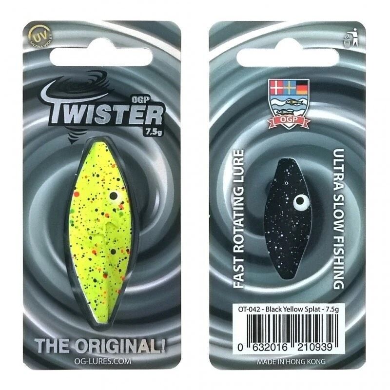 OGP TWISTER Black Yellow Splat 7,5 gr.