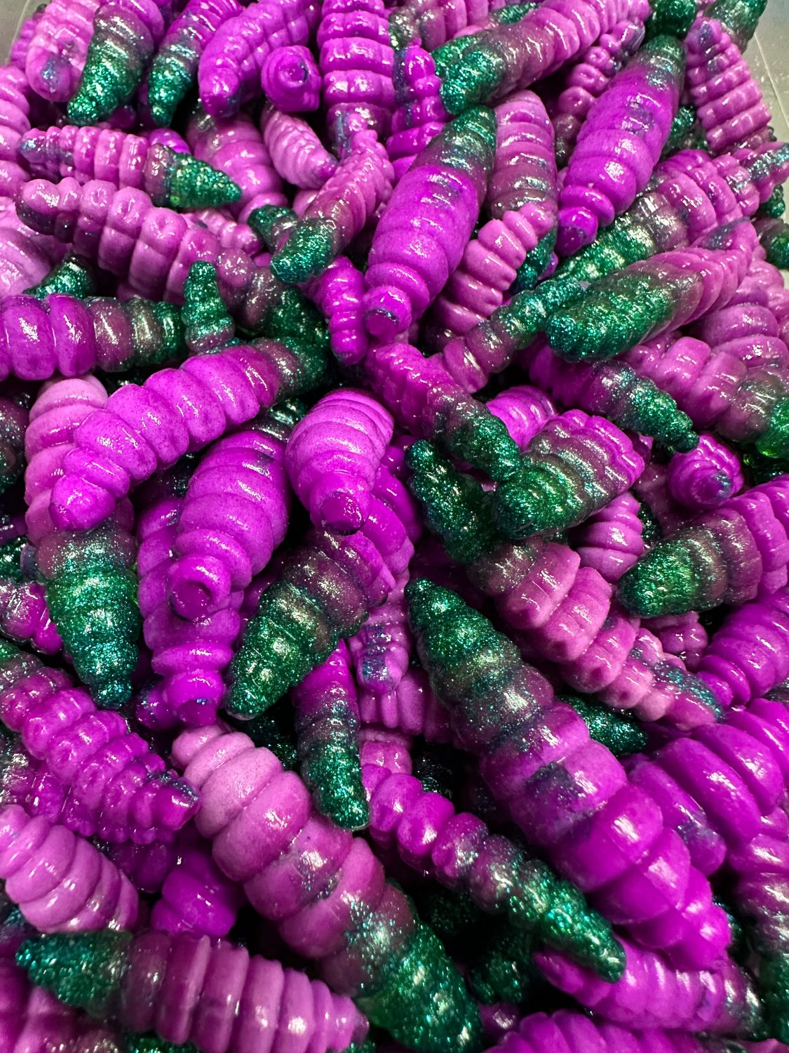 ACTIVA BIENENMADE, LILA - GRÜNGLITTER, auftreibend, 30 mm
