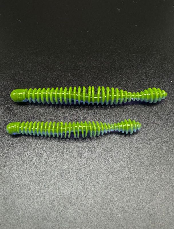 SUPER WURM 70mm green violet