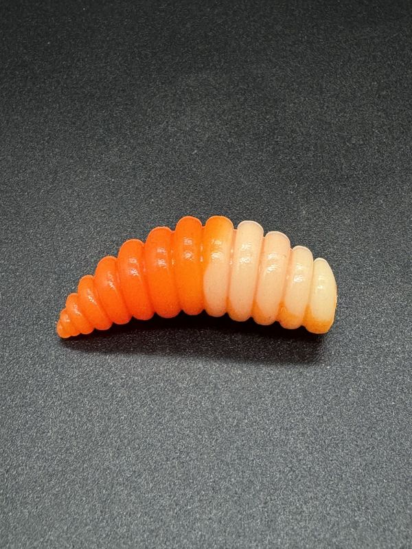 Larva XL 37mm weiss orange