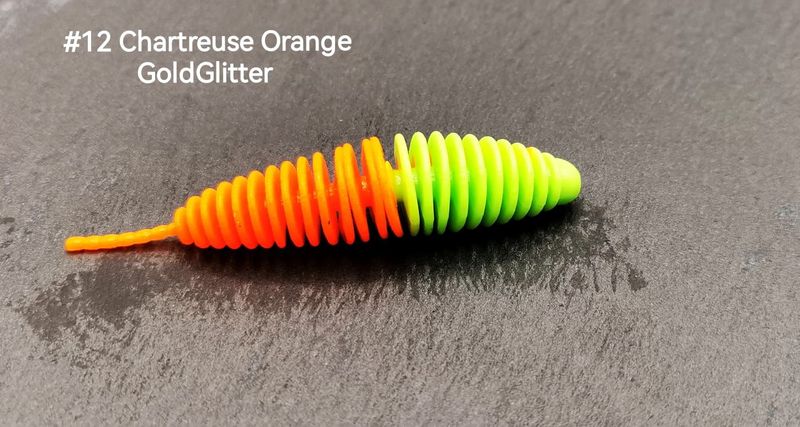 DER R.I.P 70mm - Chartreuse Orange Gold Glitter, Code Frank