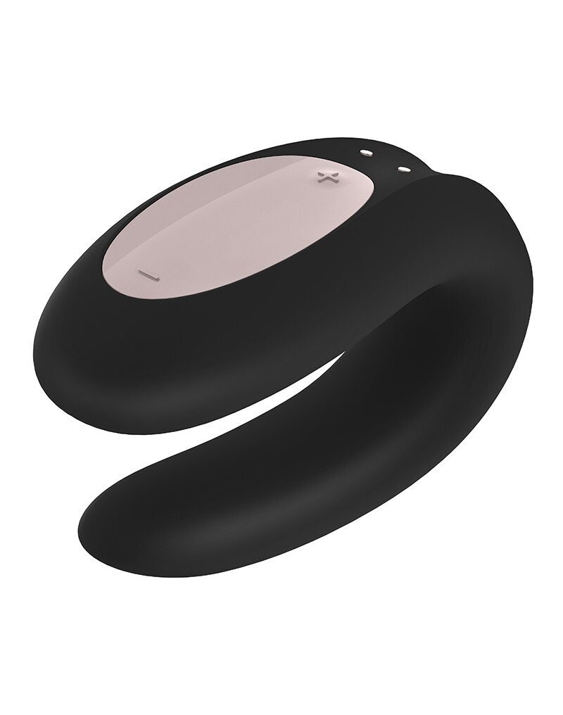 Satisfyer Double Joy Black Partner Vibrator incl. Bluetooth en App