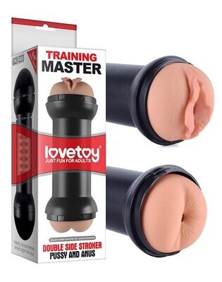 LoveToy Training Master Double Side Stroker/Masturbator Anus + Vagina