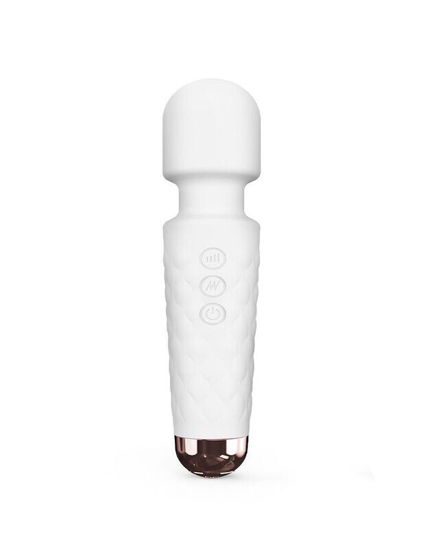 Dorcel - Mini Wanderful - Mini Wand Vibrator - Wit Dorcel - Mini Wanderful - Mini Wand Vibrator - Wit