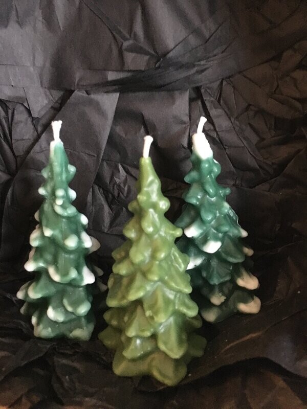 Small Christmas Tree Candle
