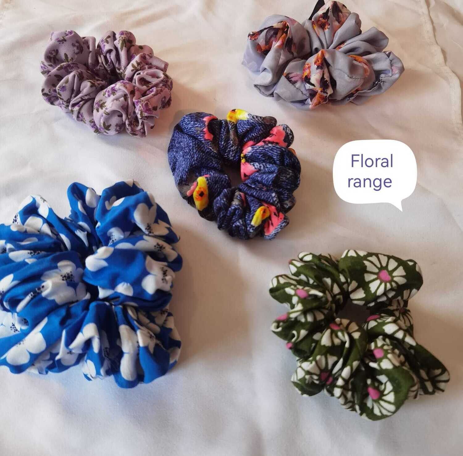 SCRUNCHIES FLORAL RANGE