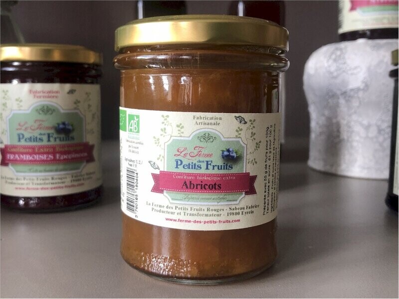Confiture extra biologique Abricots