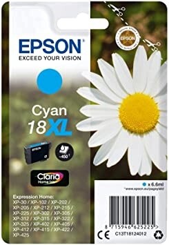 EPSON T1812 18XL CYAN INK