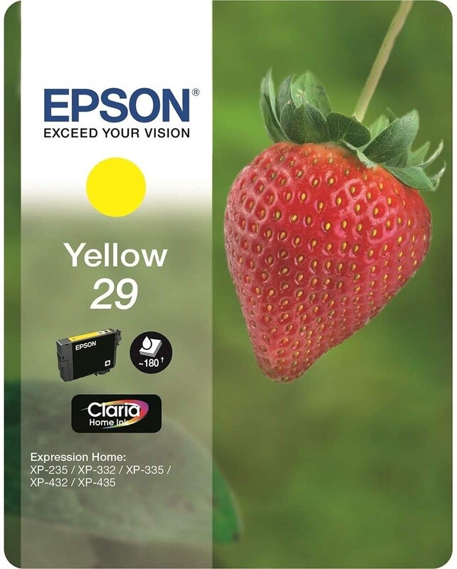 EPSON 29 YELLOW INK STRAWBERRY