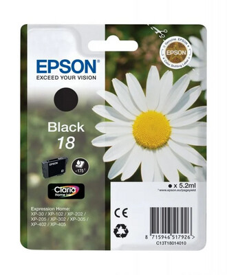 EPSON T1801 18 BLACK INK