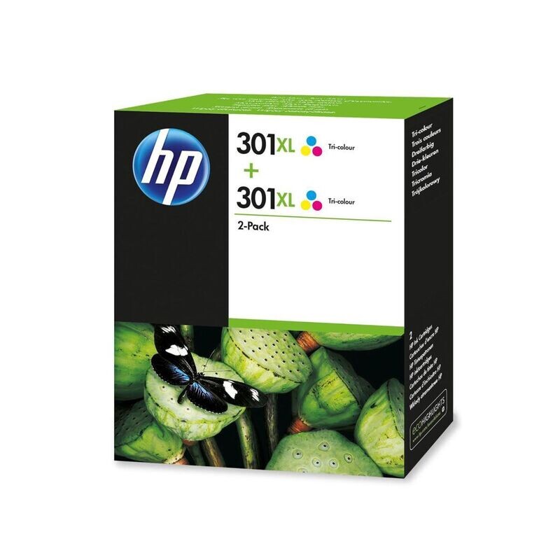 HP 301XL TRI-COLOUR TWIN PACK