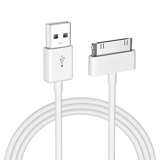 30 Pin to USB Sync Charge Cable for Apple iPod/iPhone/iPad