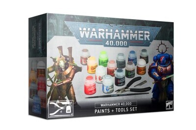 Warhammer 40K: Essentials Paints + Tools Set