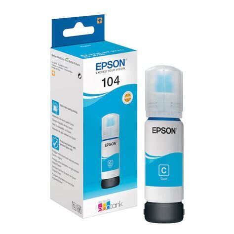 EPSON 104 ECOTANK CYAN INK