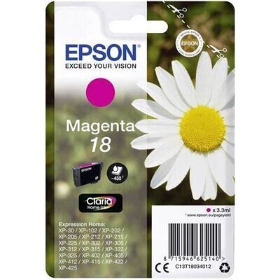 EPSON T1803 18 MAGENTA INK