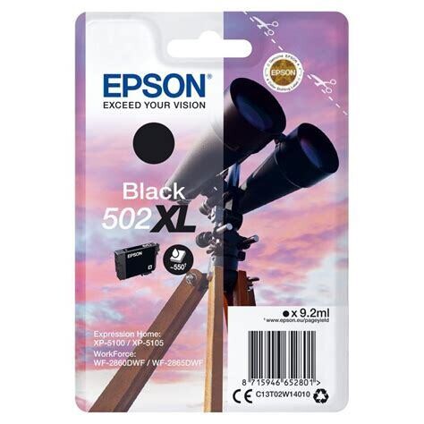 EPSON 502XL BLACK INK
