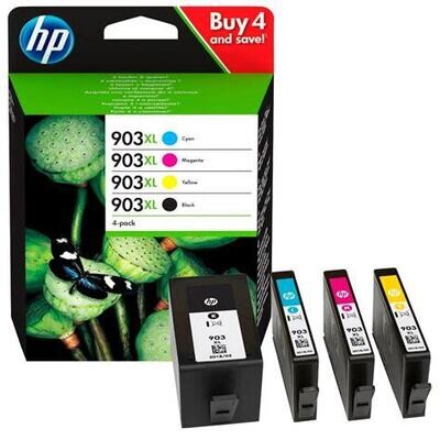 HP 903 CMYK INK CART 4-PACK