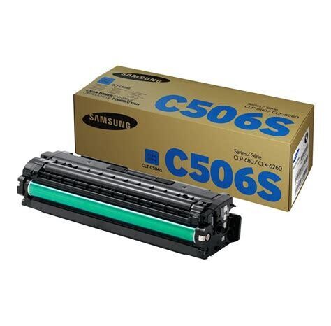 HP C506S Cyan Toner Cartridge (Yield 1500 Pages) for CLP-680/CLX-6260 Colour Laser Printers