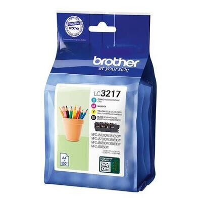 BROTHER LC3217 VALUE PACK INK