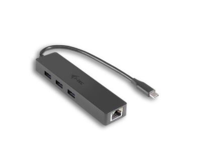 USB-C  3 Port USB 3.0 Hub + Gigabit Ethernet Adapter