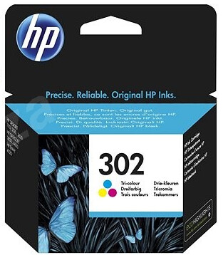 HP 302 TRI-COLOR INK CARTRIDGE