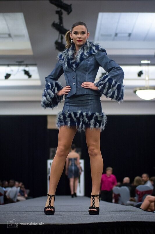 Denim Dress- Sample Item