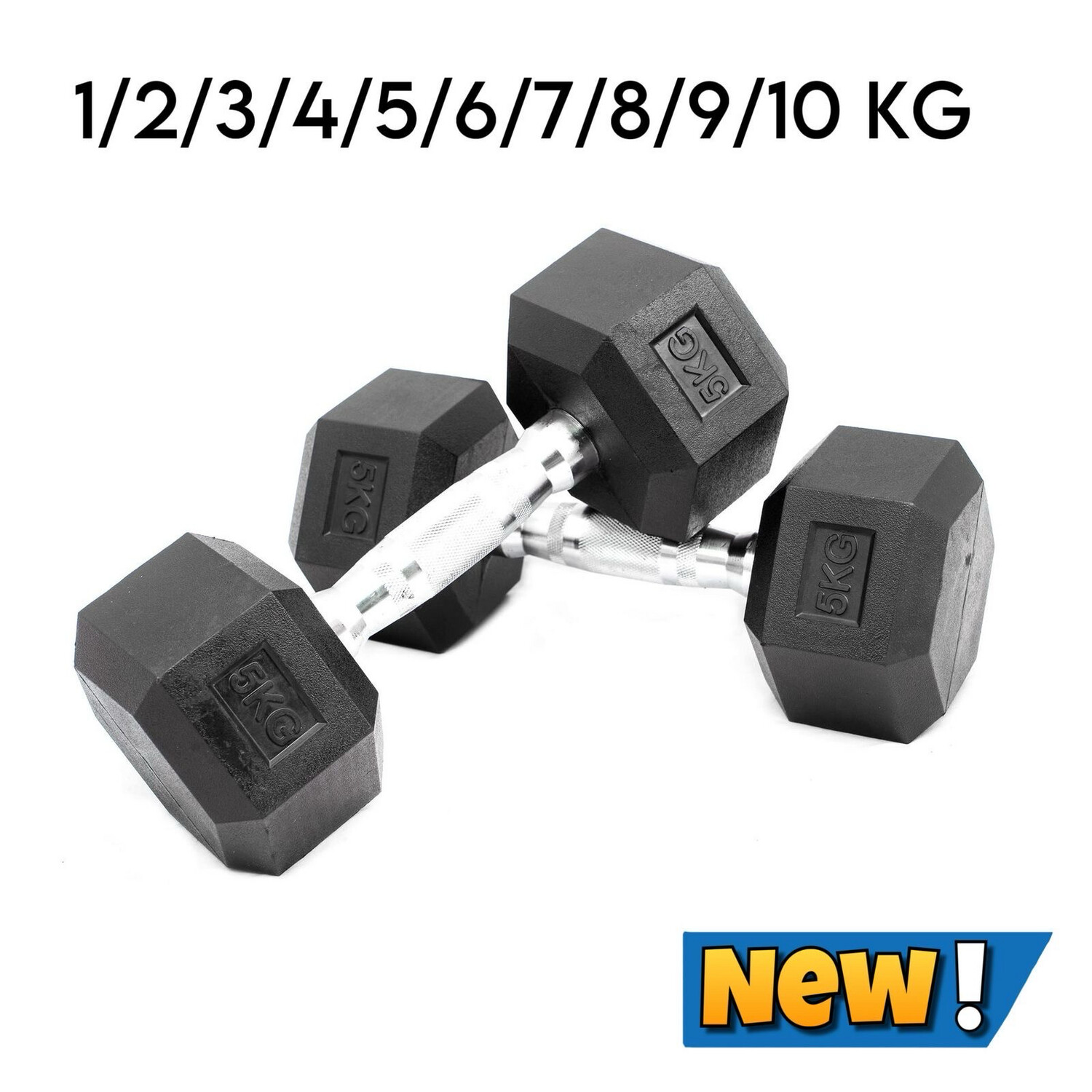 دامبلز سداسي صغير 1kg ✓