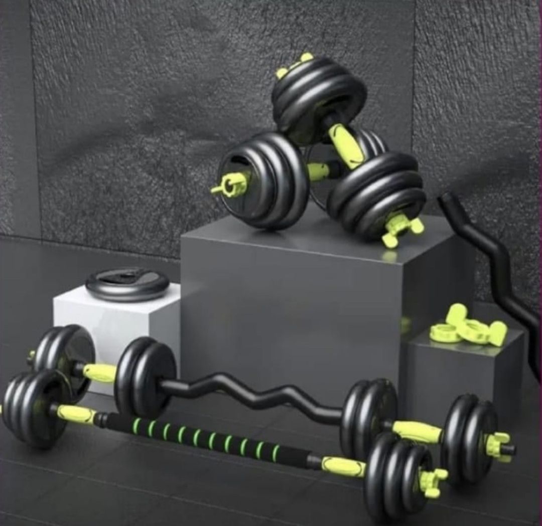 دامبلز بلاستيك اعوج 30kg