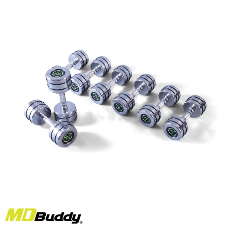 دامبلز ستانلس ام بدي الاصلي 4kg ✓