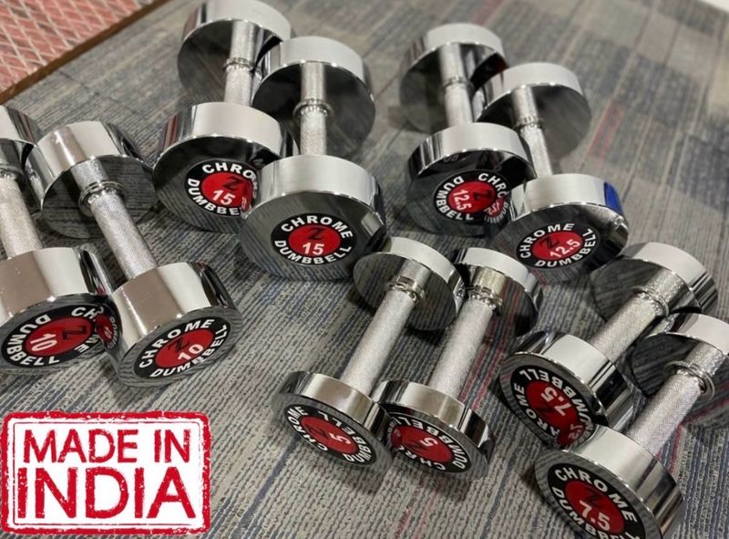 دامبلز ستانلس هندي 47.5kg