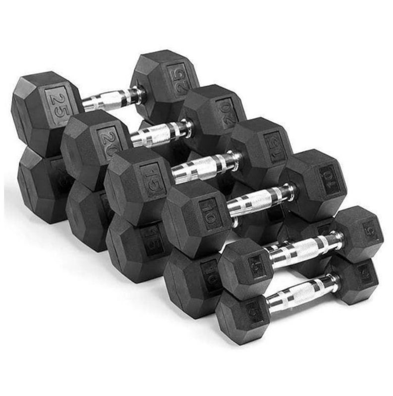 دامبلز هيكس 25kg ✓