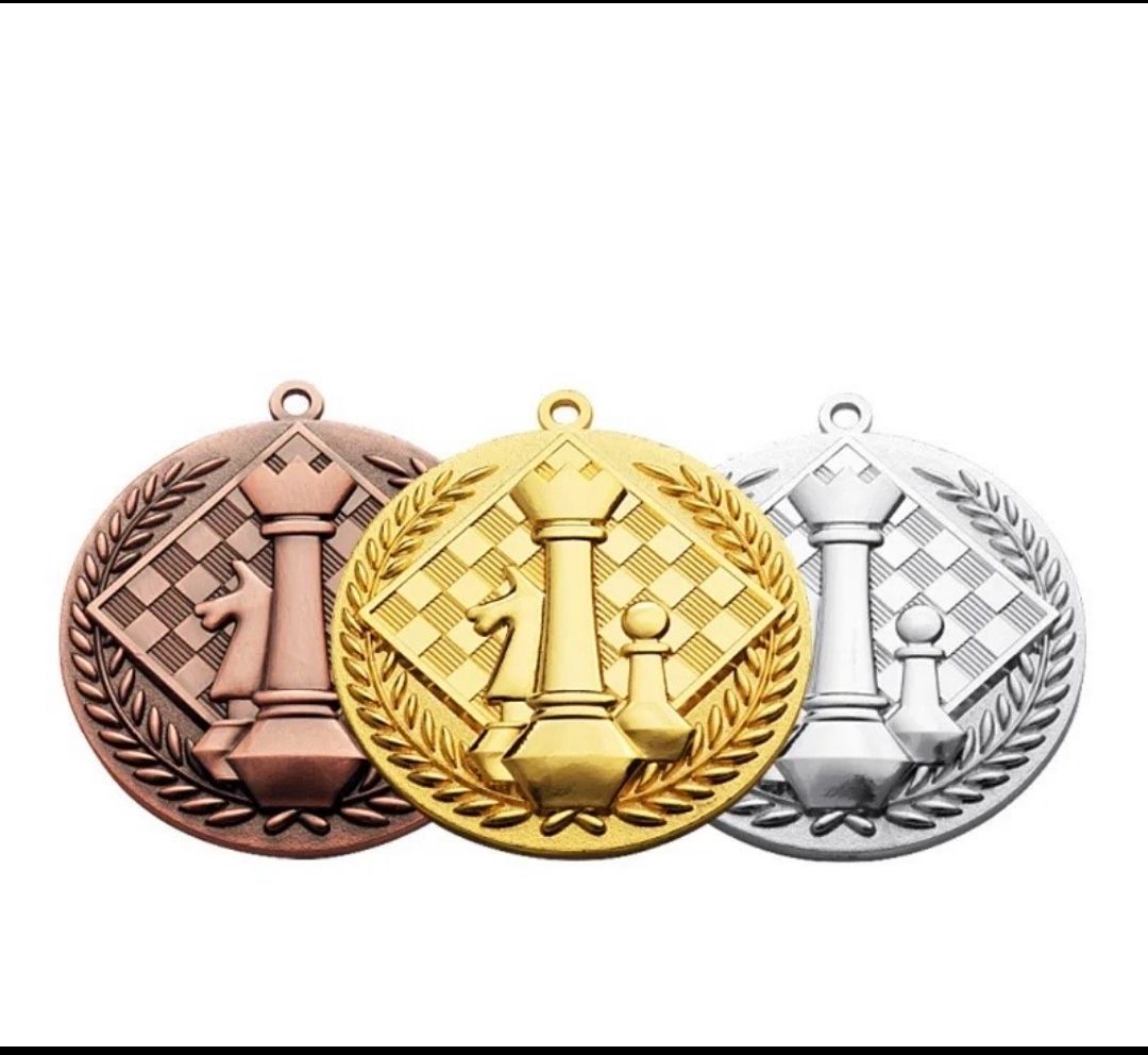 ميدالية شطرنج فضي #