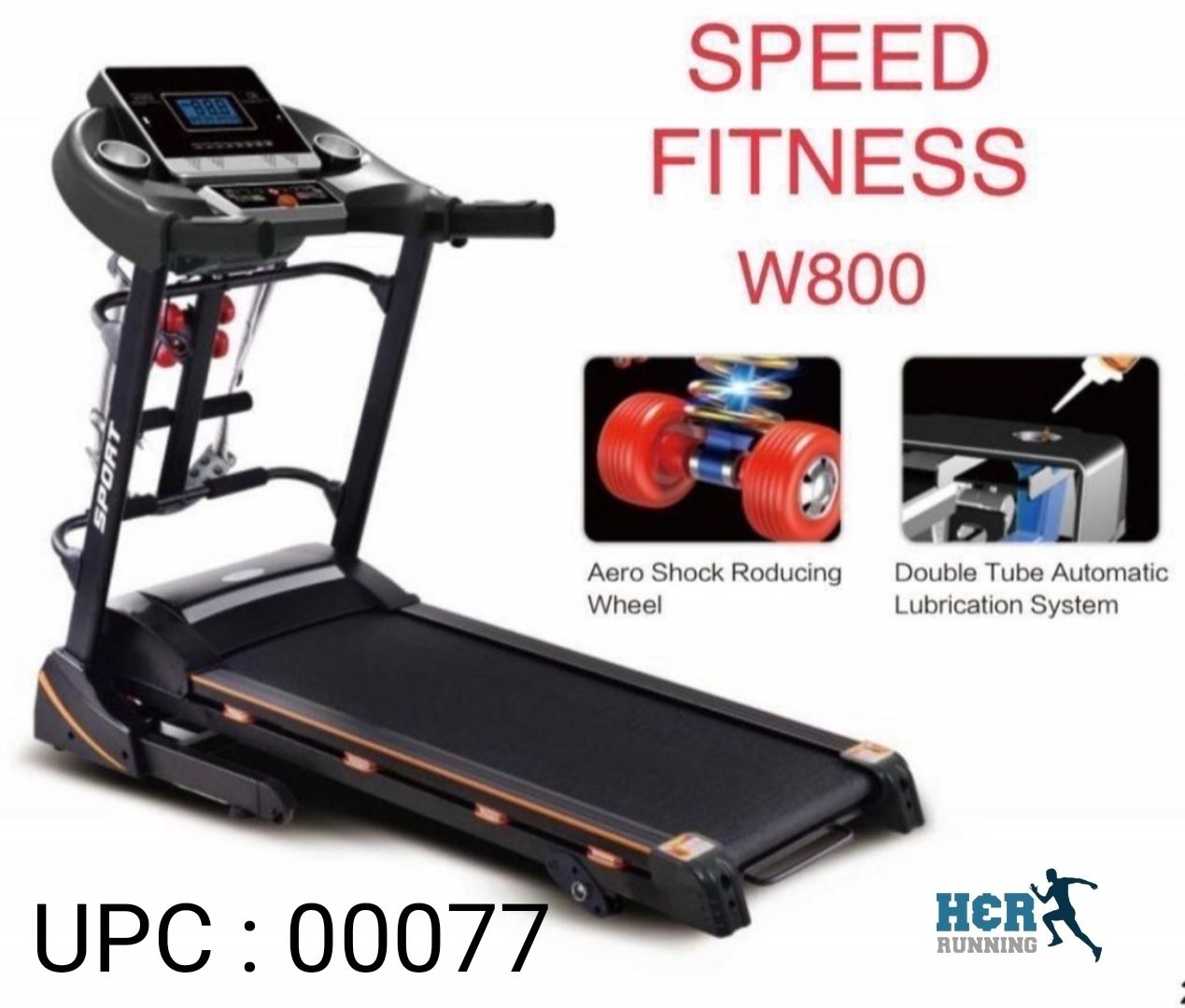 W800 جهاز ركض مع حركات 2.5 حصان موديل