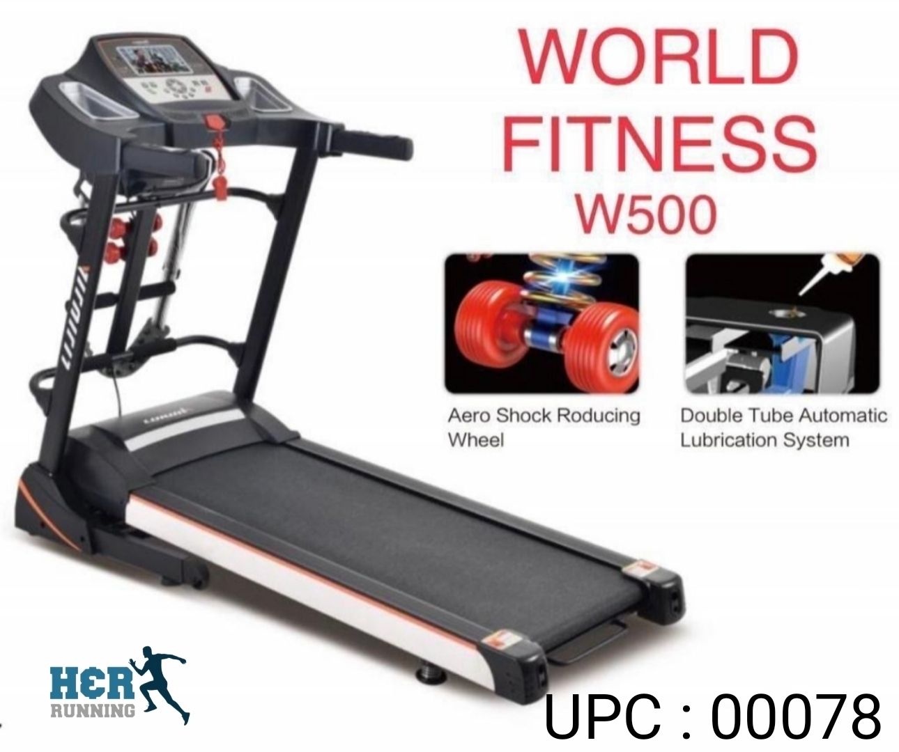W500 جهاز ركض 2.5 حصان مع حركات موديل