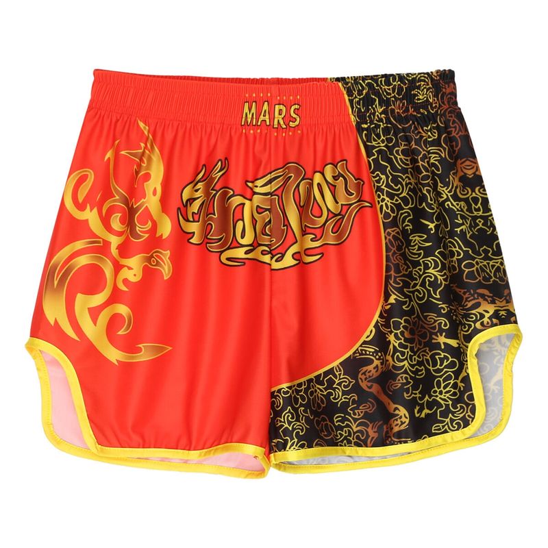 شورت احمر مع اصفر مارس @