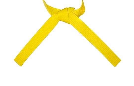 حزام كراتيه اصفر خفيف @